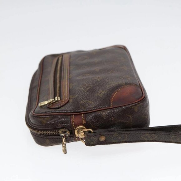 LOUIS VUITTON Monogram Marly Dragonne GM Clutch Bag - Picture 3 of 15